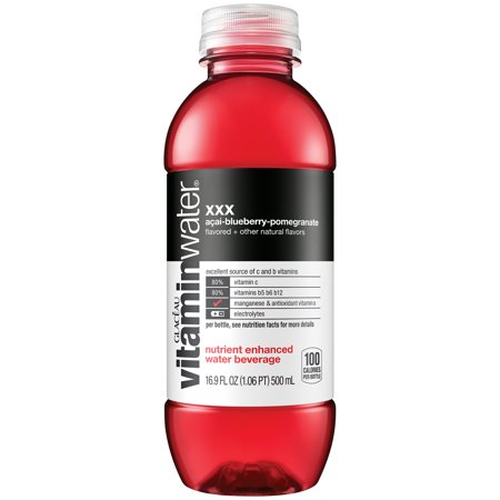 - (24 Bottles) Vitaminwater, XXX, 16.9 Fl Oz, 6 Count
