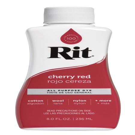 Rit Dye Liquid 8oz Cherry Red - Walmart.com