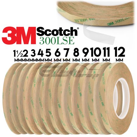 3m Scotch 845 Book Tape - Genuine 3M 300LSE 1.5mm Double Sided Tape Heavy Duty Cell Phone Repair 180ft Long Roll For iPhone, Android, Galaxy, Tablet, LCD Glass Bezel Frame