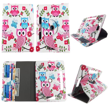 Tablet Case 10 Inch For Digiland Blue Pink Owl Butterfly tablet case 8 inch for Digiland 8