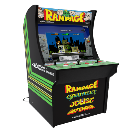 Rampage Arcade Machine, Arcade1UP, 4ft