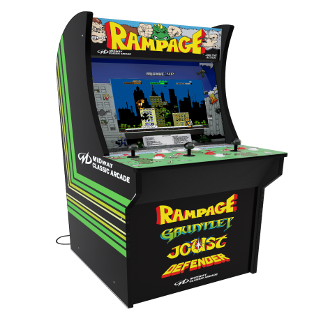 Rampage Arcade Machine, Arcade1UP, 4ft - Walmart.com