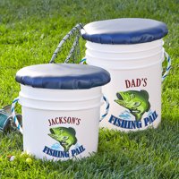 Personalized Fishing Pail, Adult