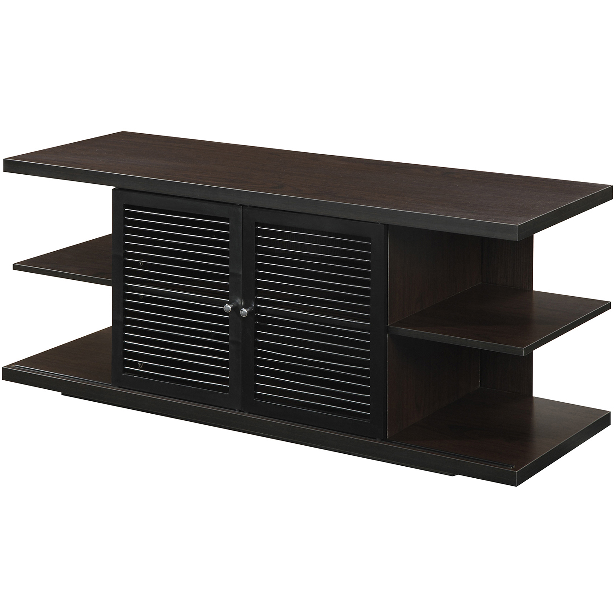 Convenience Concepts Designs2Go East Hampton TV Stand for TVs up to 50'', Black/Espresso