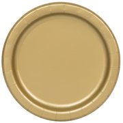 gold party plates