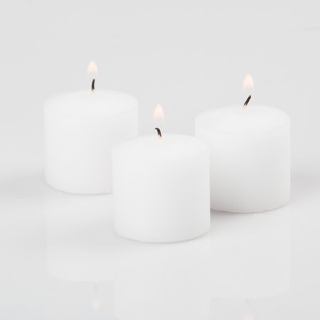 Richland Votive Candles Unscented White 10 Hour Set of (Best Orange Blossom Candle)