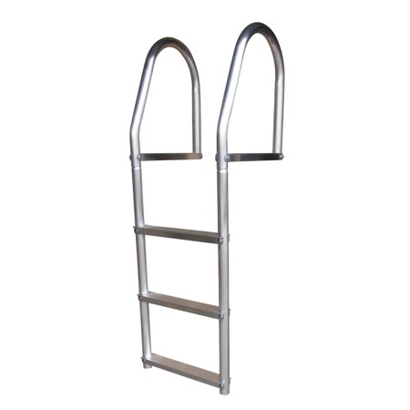 Steel Fixed Ladder - Dock Edge Eco Fixed Dock Ladder, Weld Free Aluminum