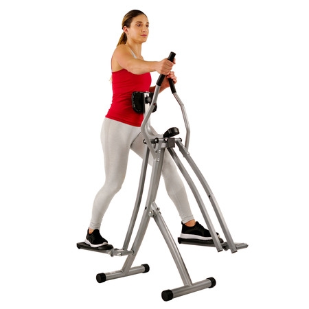 Sunny Health & Fitness SF-E902 Air Walk Trainer Glider w/ LCD (Best Trainers For Fast Walking)
