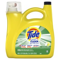 Tide Simply Clean & Fresh Liquid Laundry Detergent, Daybreak Fresh, 89 Loads 138 fl oz