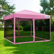 Screen House Quictent 8x8 Ez Pop Up Canopy Screen House Tent With Netting Patio Gazebo Mesh Side Wall