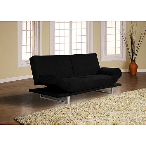 Atherton Home Broadway Convertible Lounger, Black