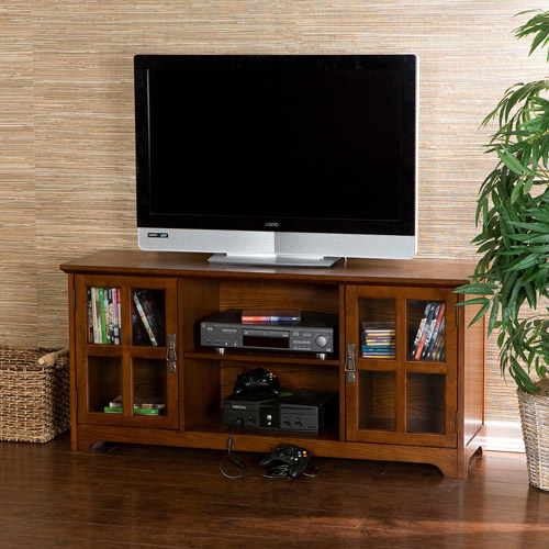 Bearden Oak Media Stand, for TVs up to 50''