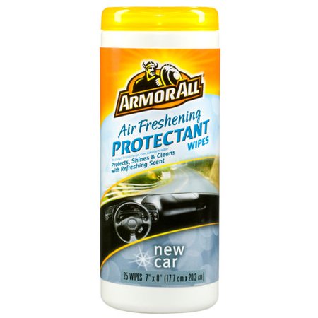 Armor All Air Freshening Protectant Wipes - New Car Scent (25 (New Vegas Best Armor)