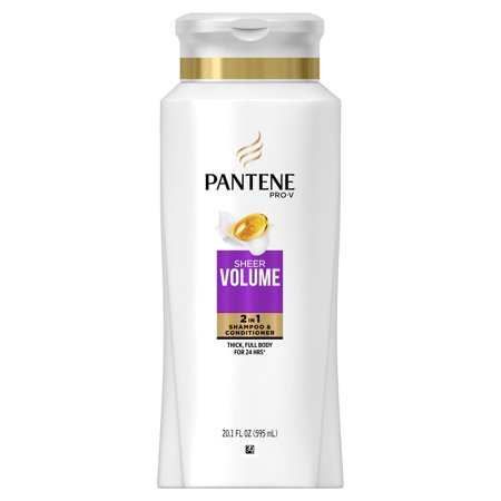 Pantene Pro-V Sheer Volume 2 in 1 Shampoo & Conditioner, 20.1 fl