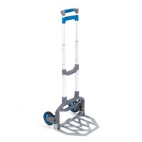 Seville Classics Folding Utility Cart, Blue/Grey