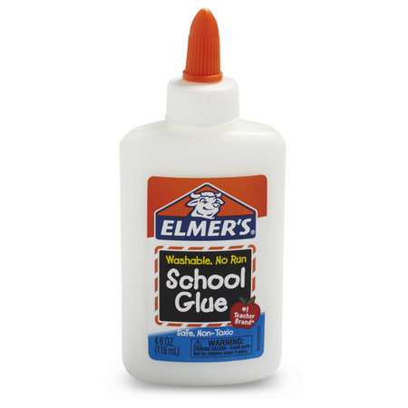 Elmer's Liquid School Glue, Washable, 4 Ounces, 1 Count - Great for Making (Best Glue For Polyurethane)