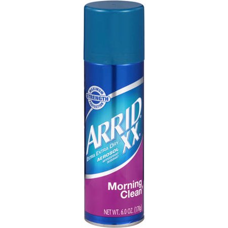 Extra Dry Thin - Arrid XX Extra Extra Dry Morning Clean Aerosol Antiperspirant Deodorant, 6.0 oz