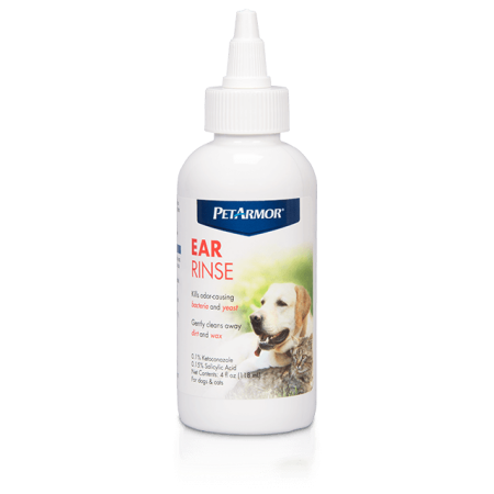 PetArmor Ear Rinse for Dogs and Cats, 4 oz.