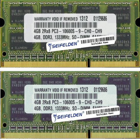 - Seifelden 8GB (2X4GB) Memory RAM for Toshiba Satellite L655D-S5102BN Laptop Memory Upgrade