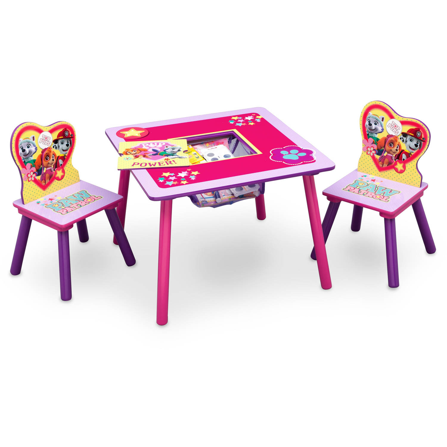 paw patrol erasable activity table