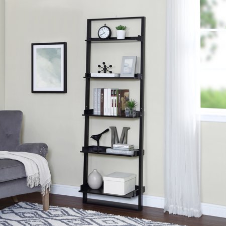 Leaning Bookcase Walmart mainstays 70 quot 5 shelf leaning ladder bookcase espresso Leaning Bookcase Walmart mainstays 70 quot 5 shelf leaning ladder bookcase espresso