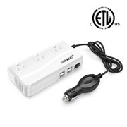 Car Outlet Adapters Portable Bestek 200w Car Inverter Dc 12v To 110v Ac With 4 2a