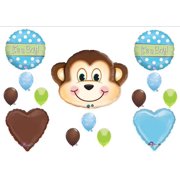 Monkey Boy Baby Shower Decorations