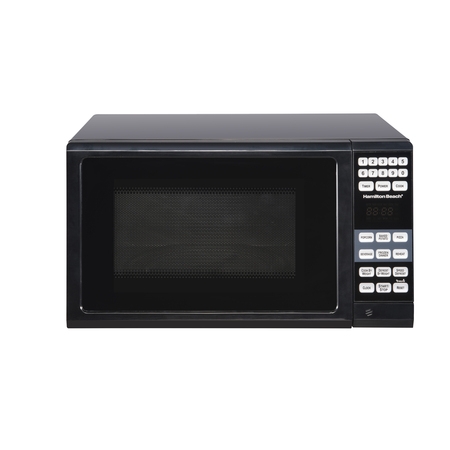 Hamilton Beach 0.7 Cu. Ft. Black Microwave Oven (Best Small Black Microwave)