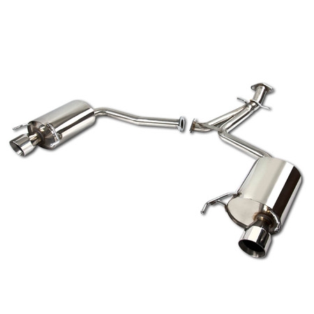 for 06-10 lexus is250 is350 v6 2/awd catback system dual exit 3.75