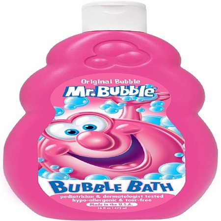 Mr. Bubble Liquid Bubble Bath, Original 16 oz (Pack of 4) - Walmart.com