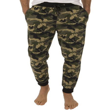 fruit of the loom men's poly rayon jogger sleep pant