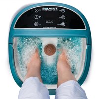 Belmint Foot Spa Bath Massager with Heat, Foot Soaking Tub Features Vibration, Bubbles and LCD Screen for Adjusting Massage Modes