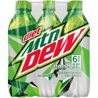 (4 Pack) Diet Mountain Dew, 16.9 Fl Oz, 6 Ct
