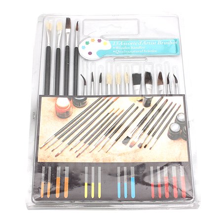 Watercolour Brush Set - 15 Paint Brush Set All Purpose Watercolor Acrylic Art Craft Artist Painting