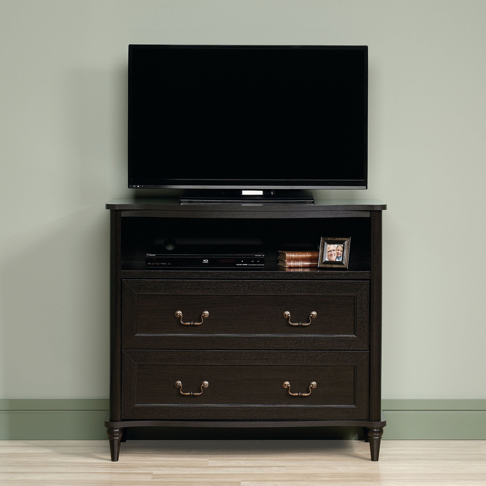 Sauder Wakefield Wind Oak Highboy TV Stand for TVs up to 42''