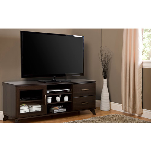 South Shore Caraco Mocha TV Stand for TVs up to 60''