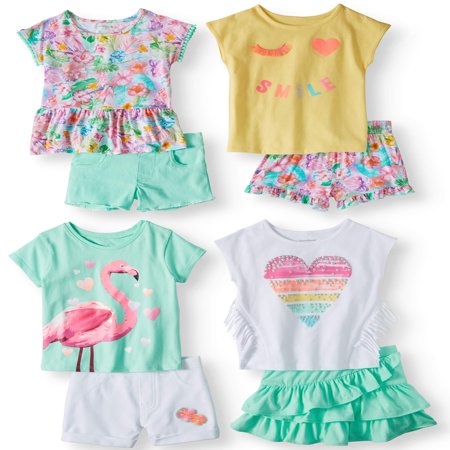 Mix & Match Outfits Kid-Pack Gift Box, 8pc Set (Toddler Girls)