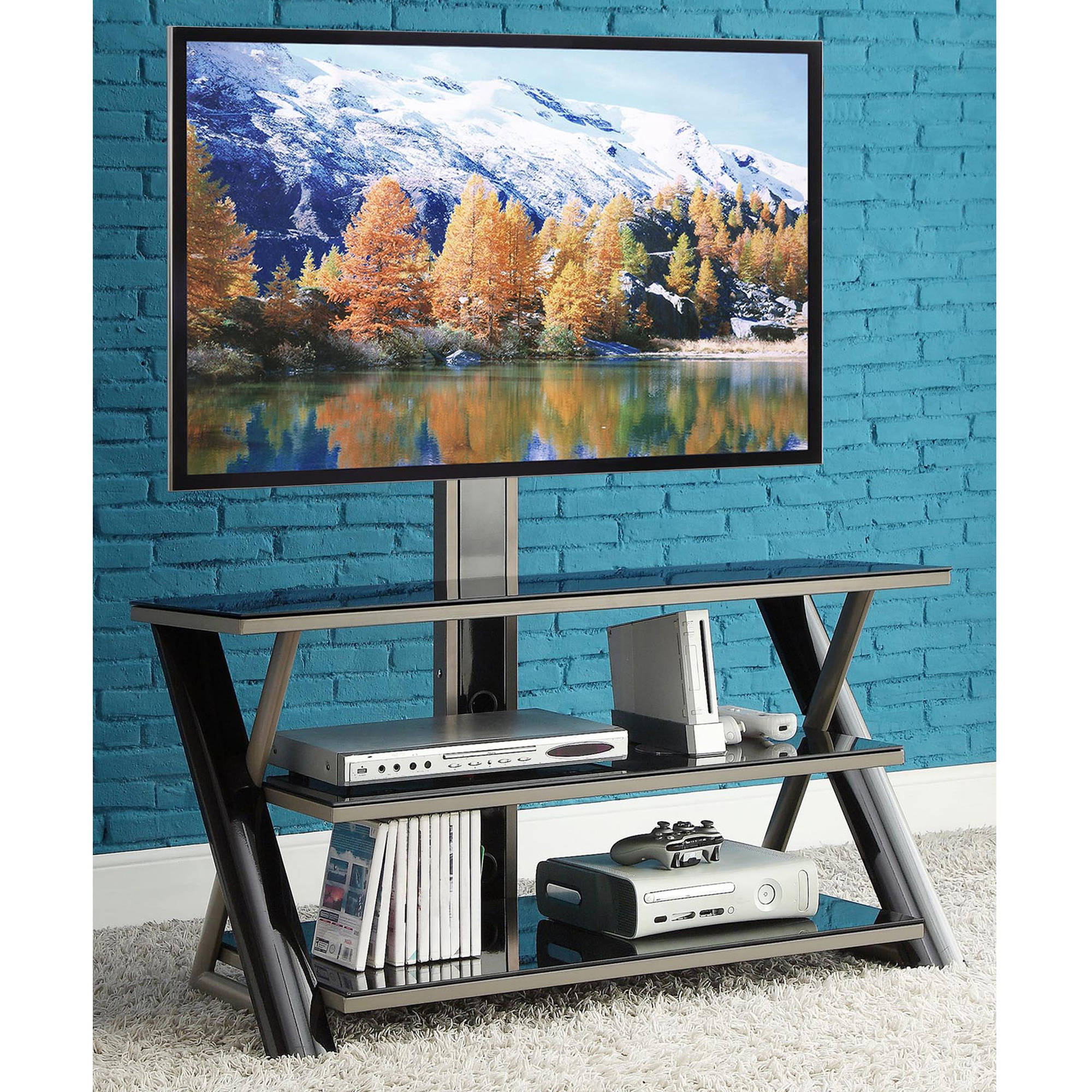 Whalen 3-in-1 Flat-Panel TV Stand, for TVs up to 50''