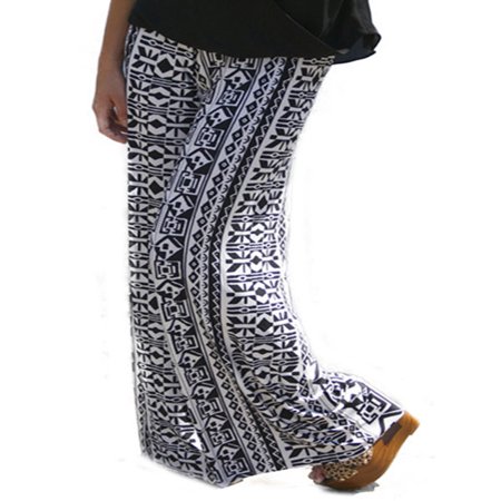 Women Pant Floral Print Loose Boho Harem Wide Leg Pants Palazzo Yoga