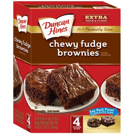 duncan hines fudge chewy boxed