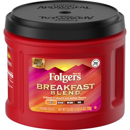 Folgers Breakfast Blend Ground Coffee, Mild Roast, (Folgers Coffee Commercial Best Part Of Waking Up)