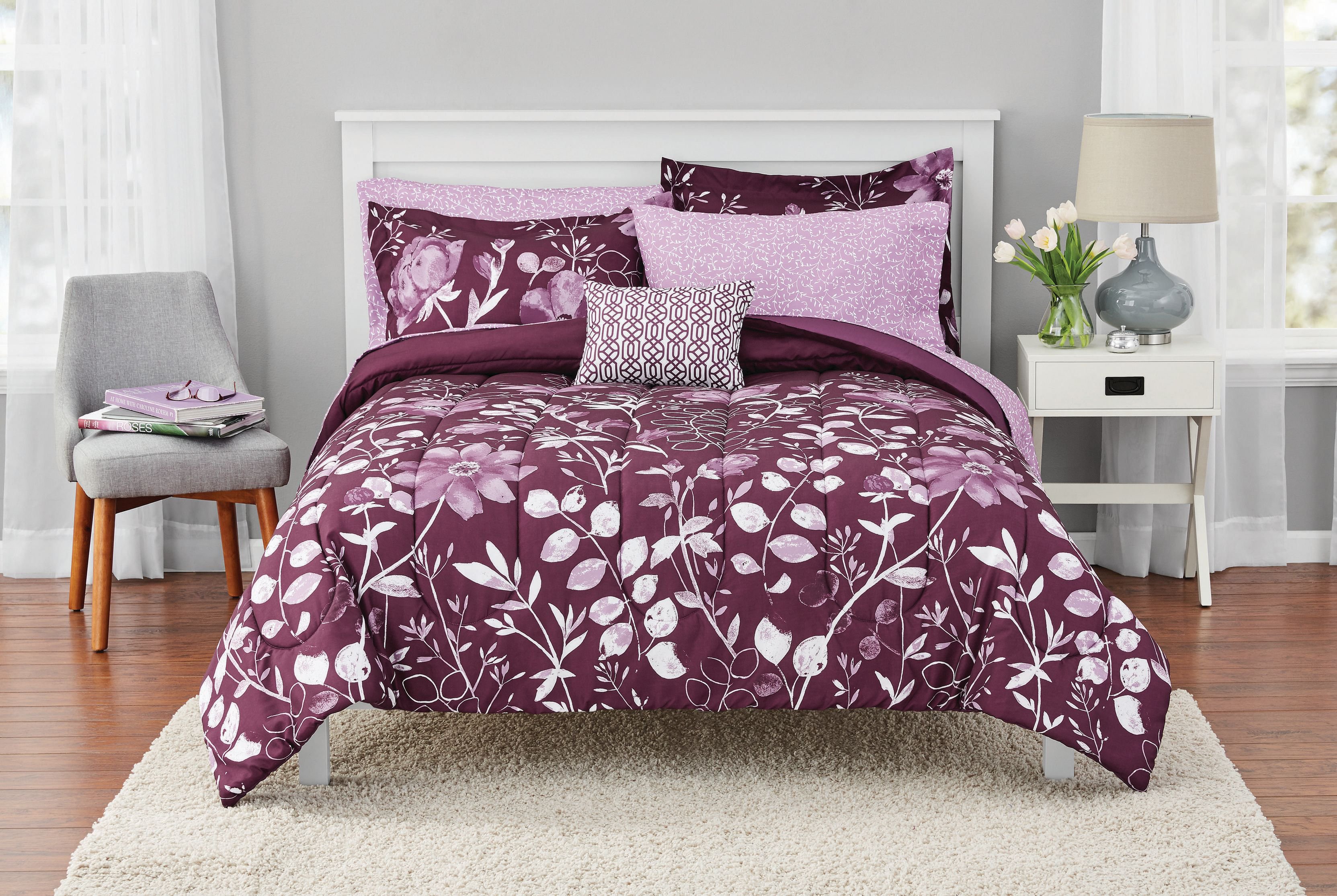 Kamala Bed in a Bag Coordinating Bedding Set by Mainstays