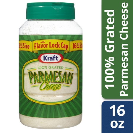 Kraft Grated Cheese, Parmesan Cheese, 16 oz Jar (Best Vegan Cheese Substitute)