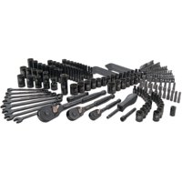 STANLEY STMT75402W 201-Piece Black Chrome Universal Mechanic's Tool Set