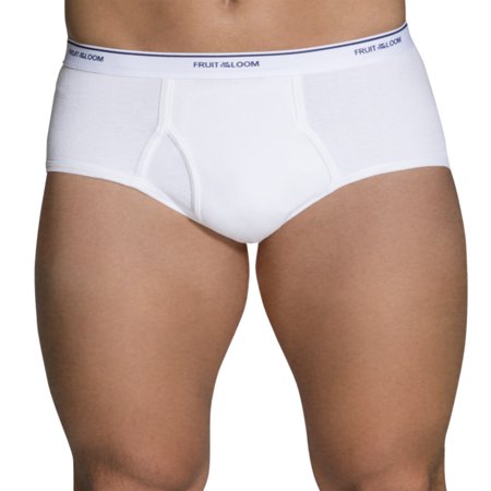 - Men's Tag Free Classic White Briefs, 7 Pack