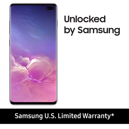 Samsung Galaxy S10+ Factory Unlocked with 128GB (U.S. Warranty), Prism (Samsung Best Camera Mobile)