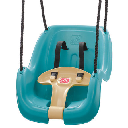 Step2 Teal Toddler Swing with T-Bar for Child Security with Weather-Resistant