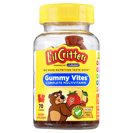 (2 Pack) L'il Critters Gummy Vites Complete Multivitamin , Fruit, 70