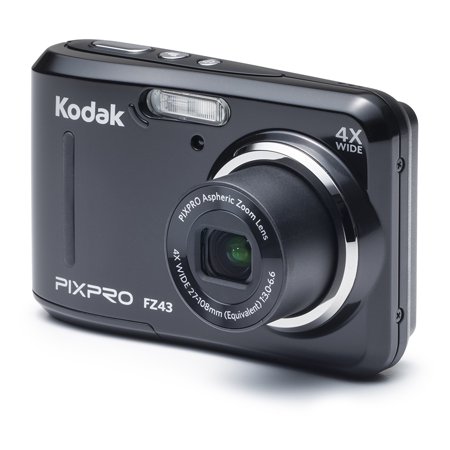 KODAK PIXPRO FZ43 Compact Digital Camera - 16MP 4X Optical Zoom HD 720p Video (Best Compact Megazoom Camera)
