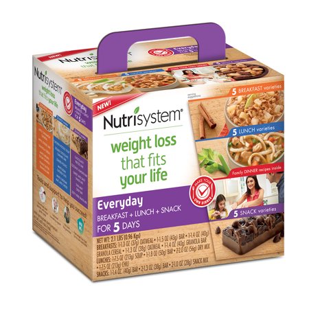 Nutrisystem 5 Day Everyday Weight Loss Kit, 2.1 lbs, 10 ...